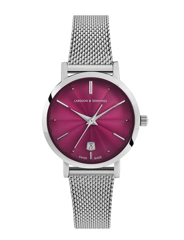 Aurora Milanese 26mm Silver Pink