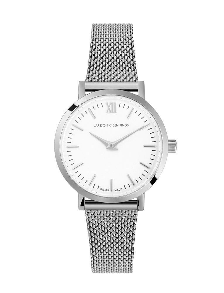 Lj Classic Lugano Milanese 26mm Silver White