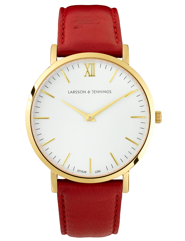 Lj Classic Lugano Leather 40mm Gold White