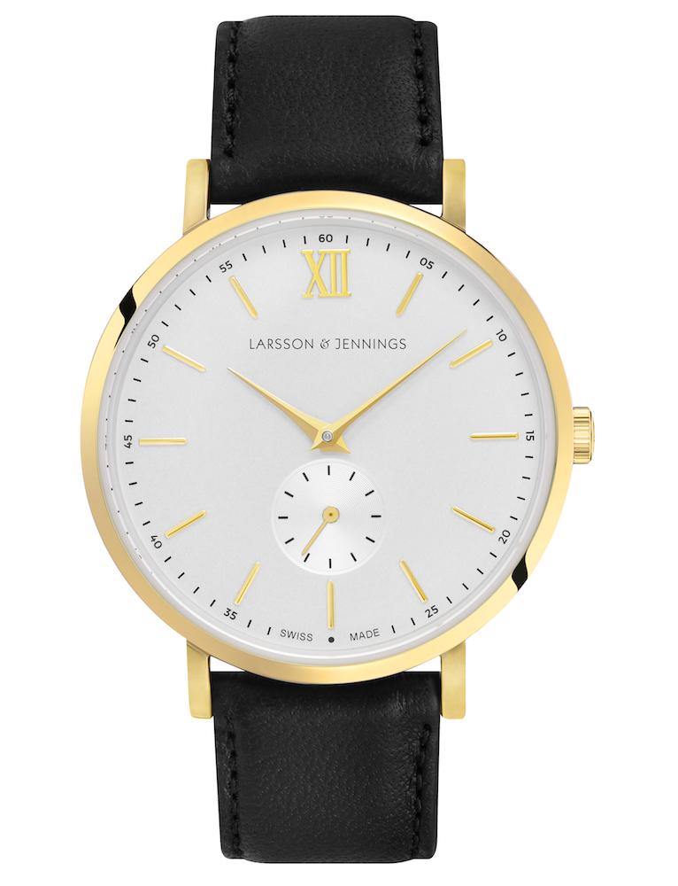Jura Leather 38mm Gold White