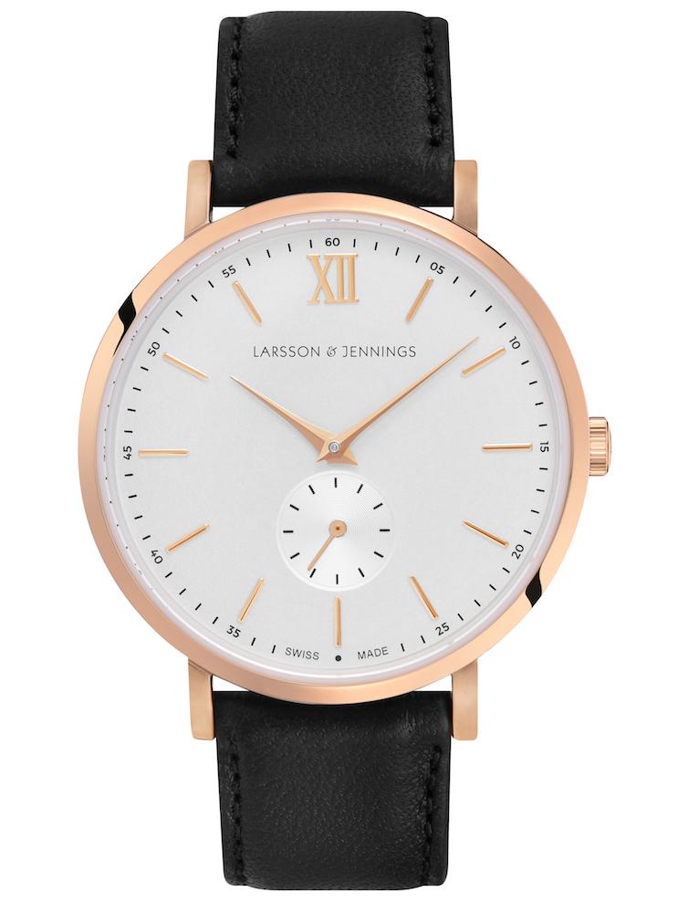 Jura Leather 38mm Rose Gold White