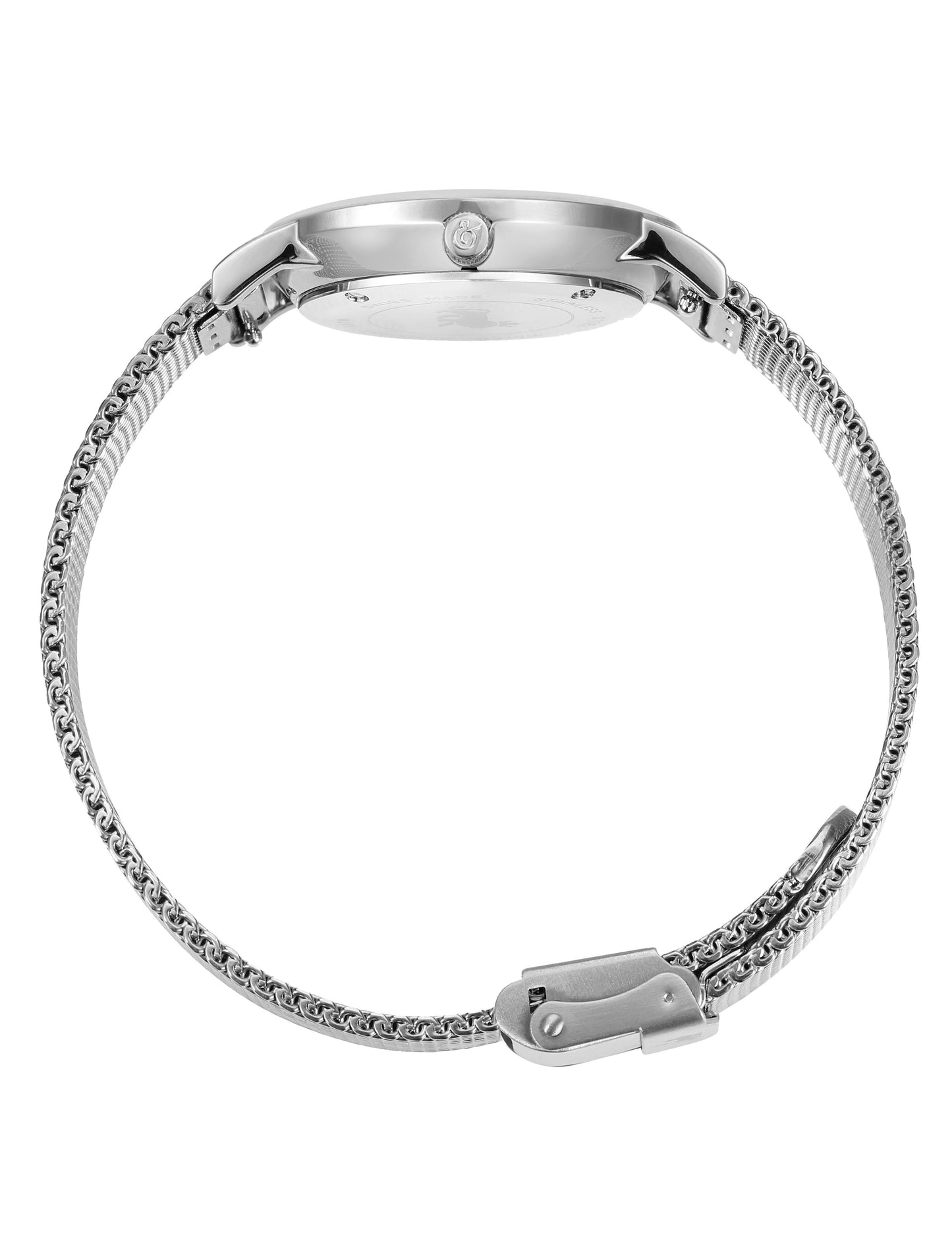 Opera Milanese 33mm Silver White