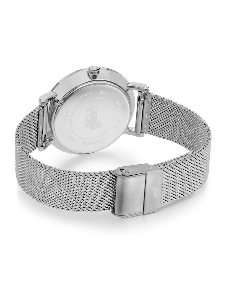 Opera Milanese 38mm Silver White