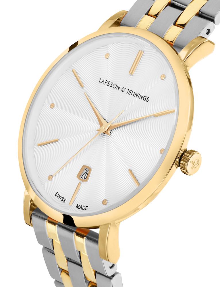Aurora Vasa Link 38mm Gold White
