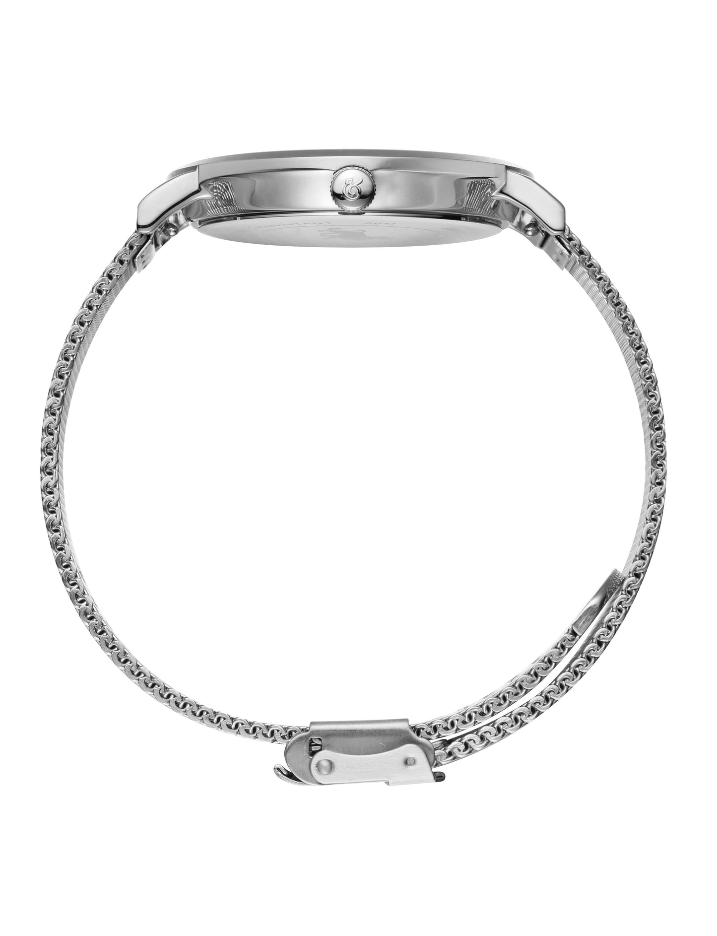 Aurora Milanese 38mm Silver Black