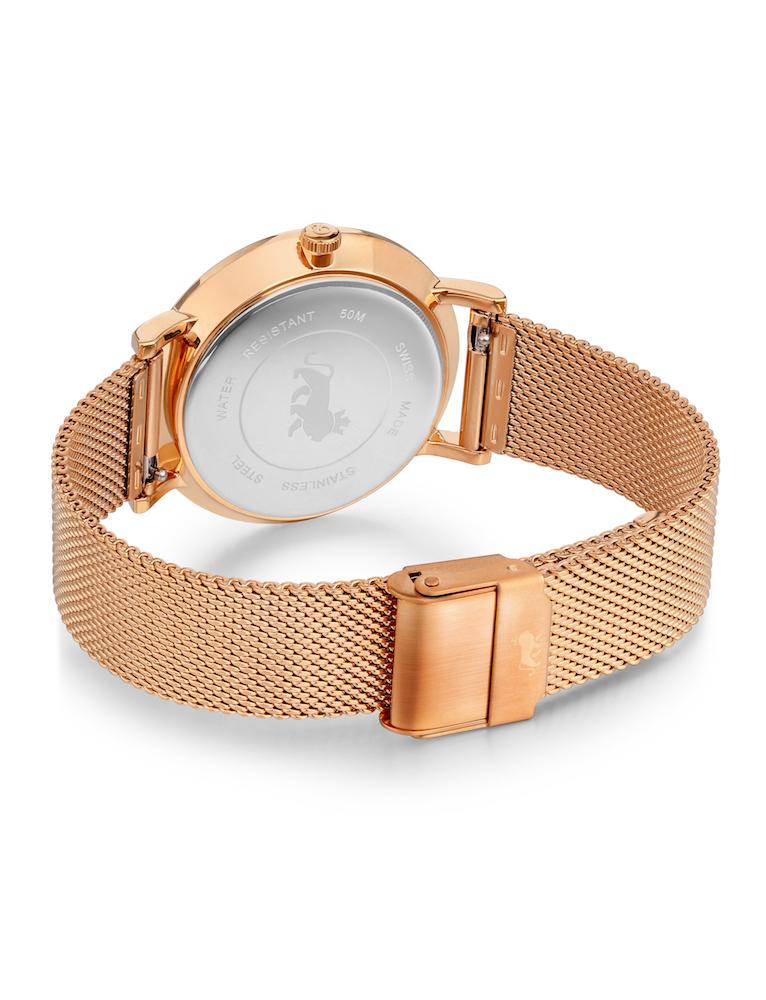 Opera Milanese 38mm Rose Gold White