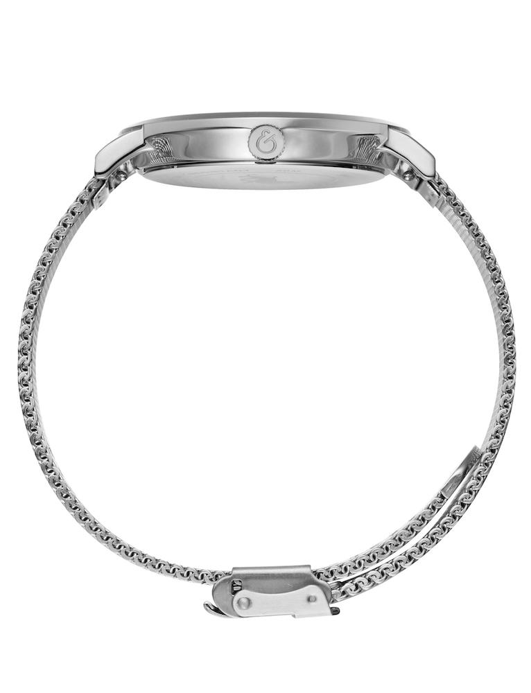 Opera Milanese 38mm Silver White