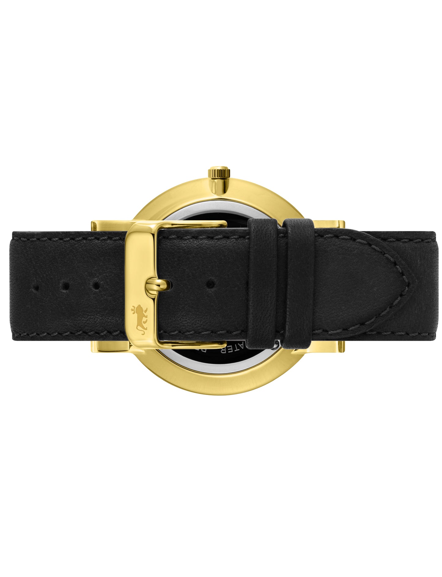Bernadotte Lugano Leather 40mm Gold Pearl