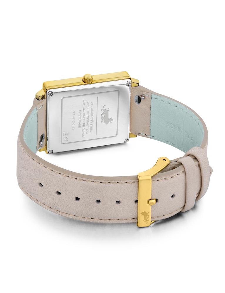 Solaris Norse Leather 40mm Gold Red