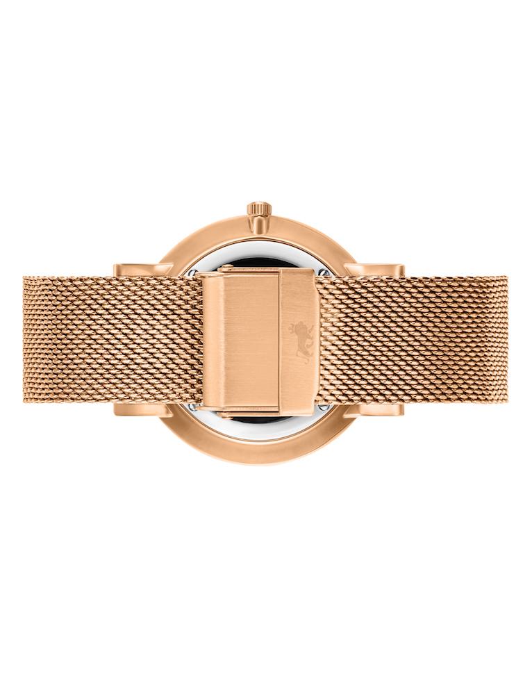 Aurora Milanese 38mm Rose Gold Black
