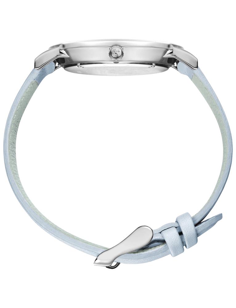 Solaris Lugano Leather 40mm Silver Blue