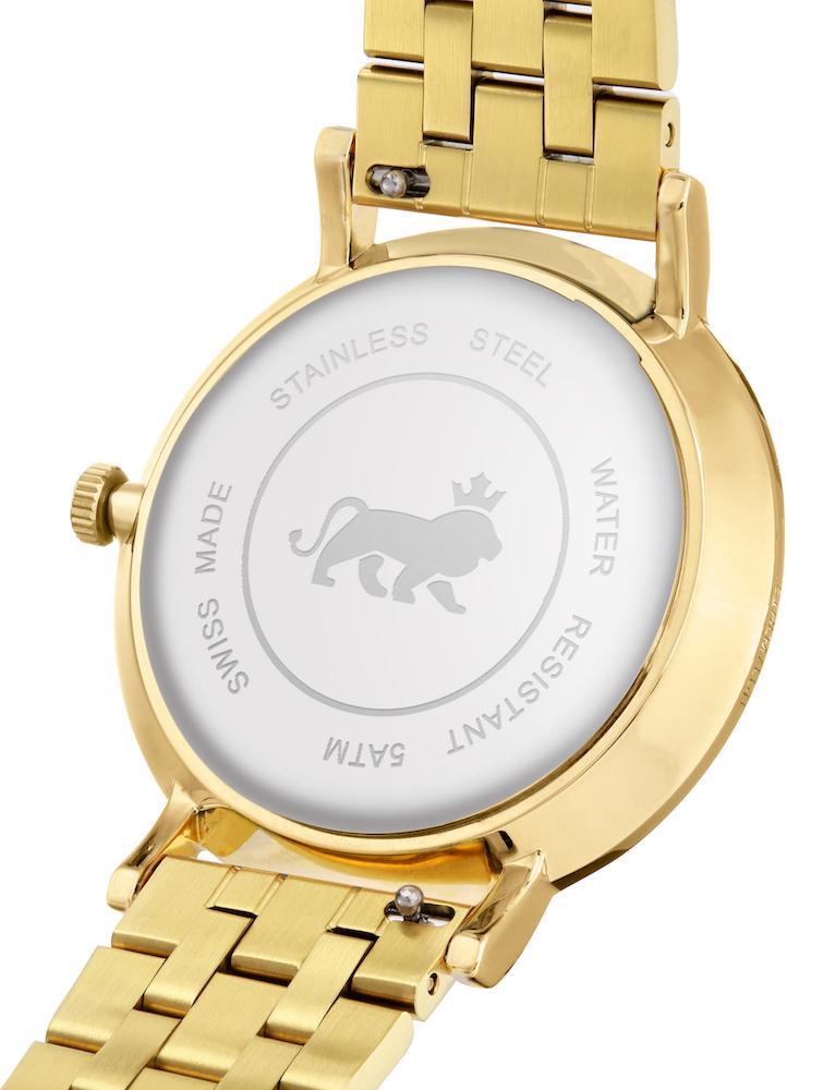 Aurora Vasa Link 38mm Gold White