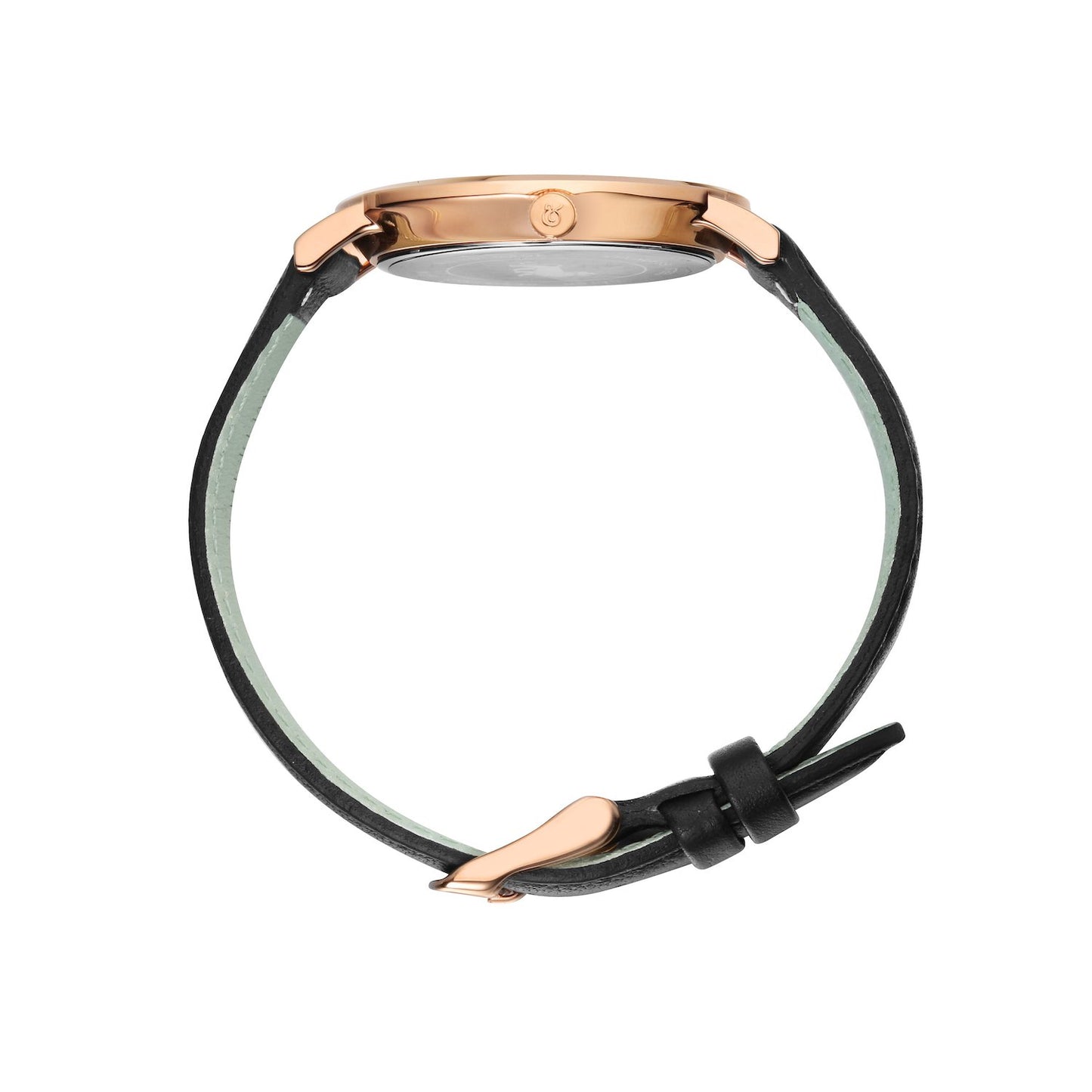 Jura Leather 38mm Rose Gold White