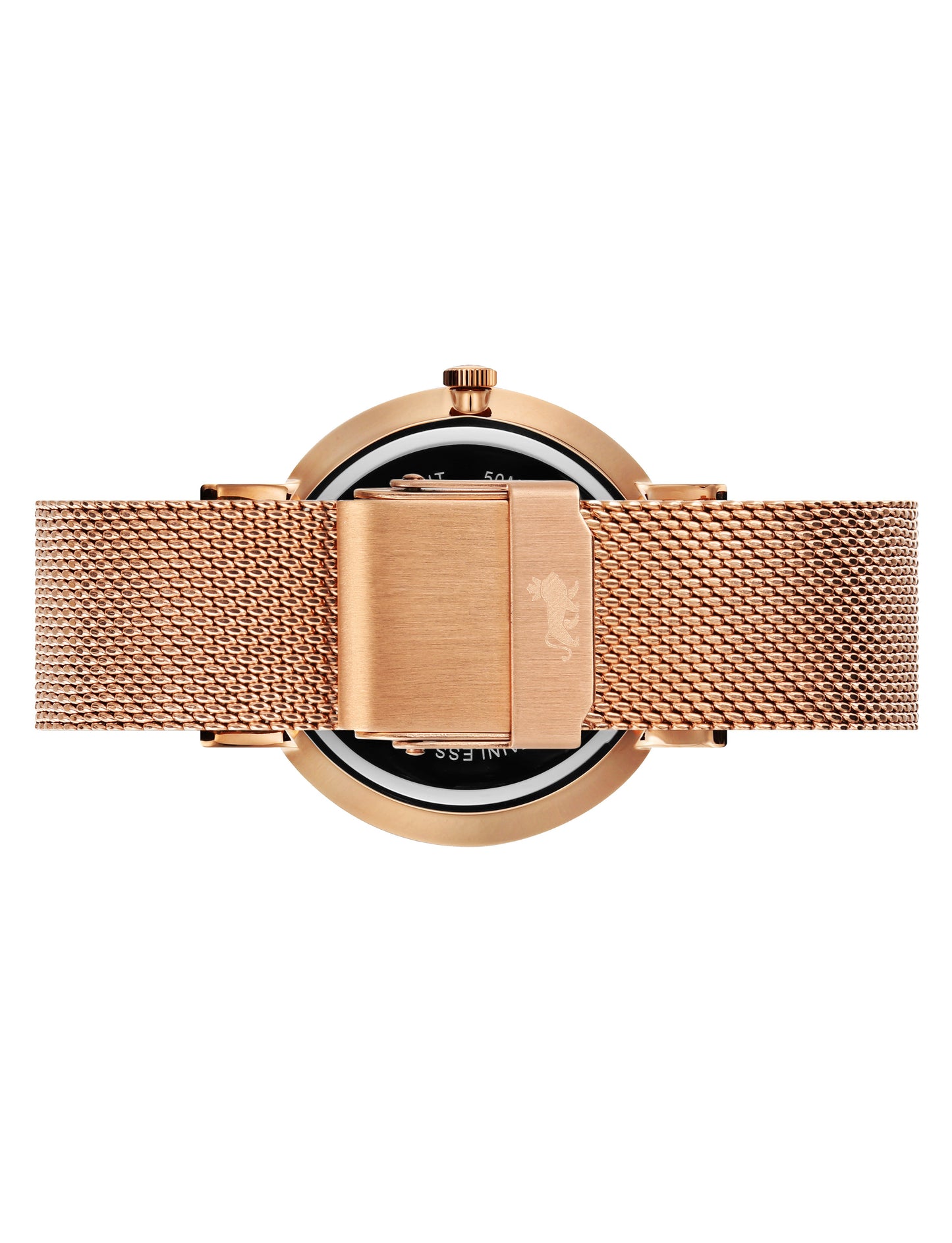 Aurora Milanese 38mm Rose Gold White