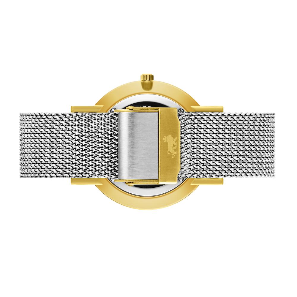 Solaris Lugano Milanese 40mm Gold White