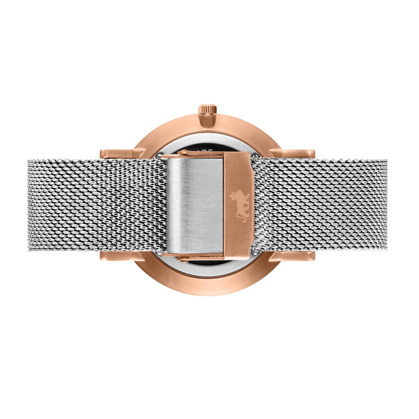 Solaris Lugano Milanese 40mm Rose Gold White