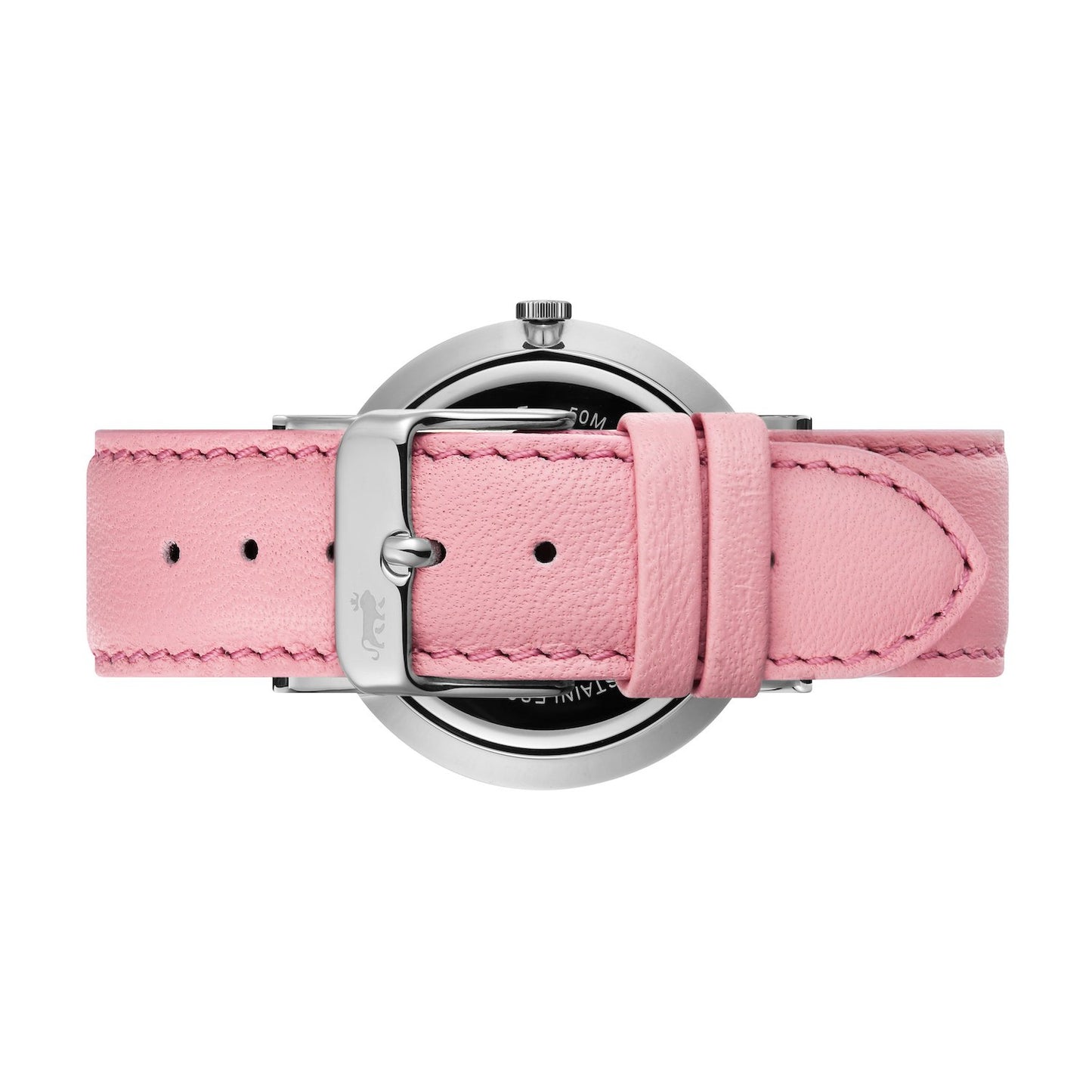 Jura Leather 38mm Silver Pink