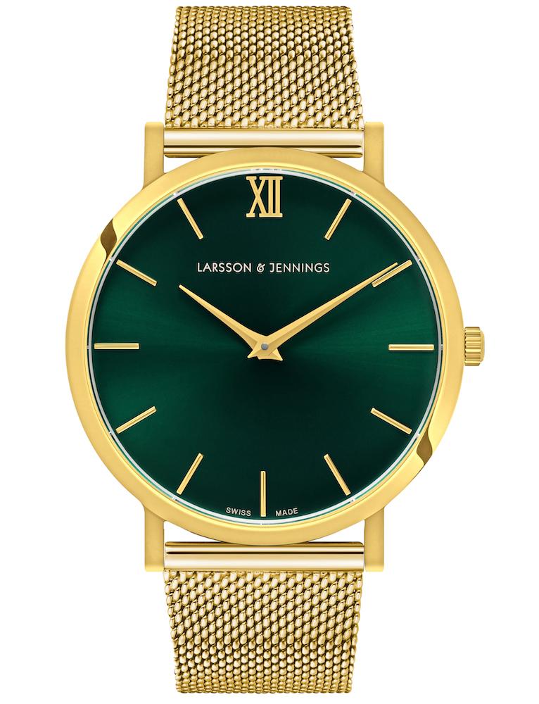 Solaris Lugano Milanese 40mm Gold Green