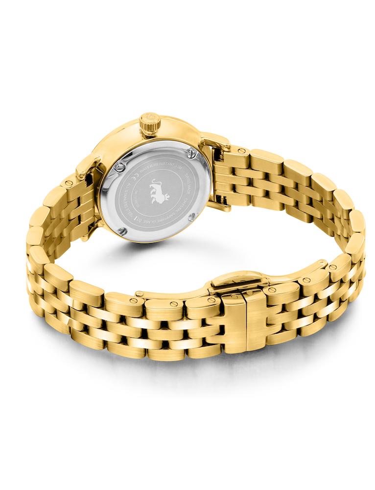 Lugano Vasa Link 26mm Gold Satin-White