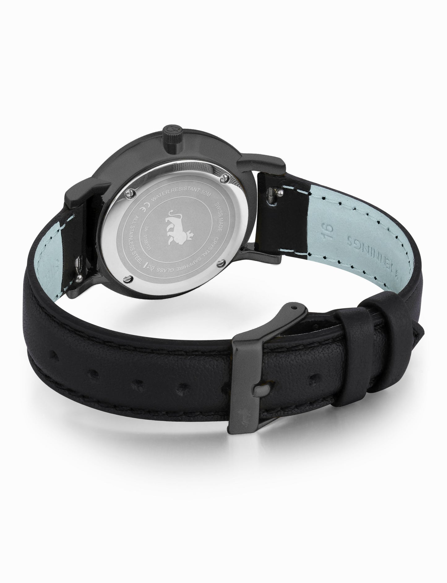 Lj Classic Lugano Leather 33mm Black
