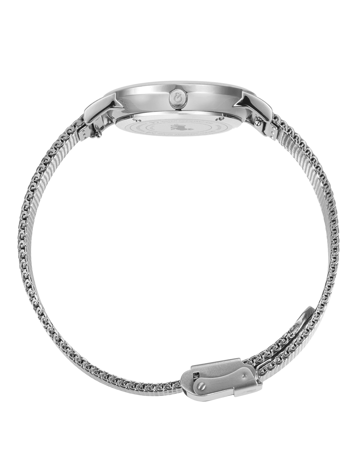 Bernadotte Lugano Milanese 33mm Silver Pearl