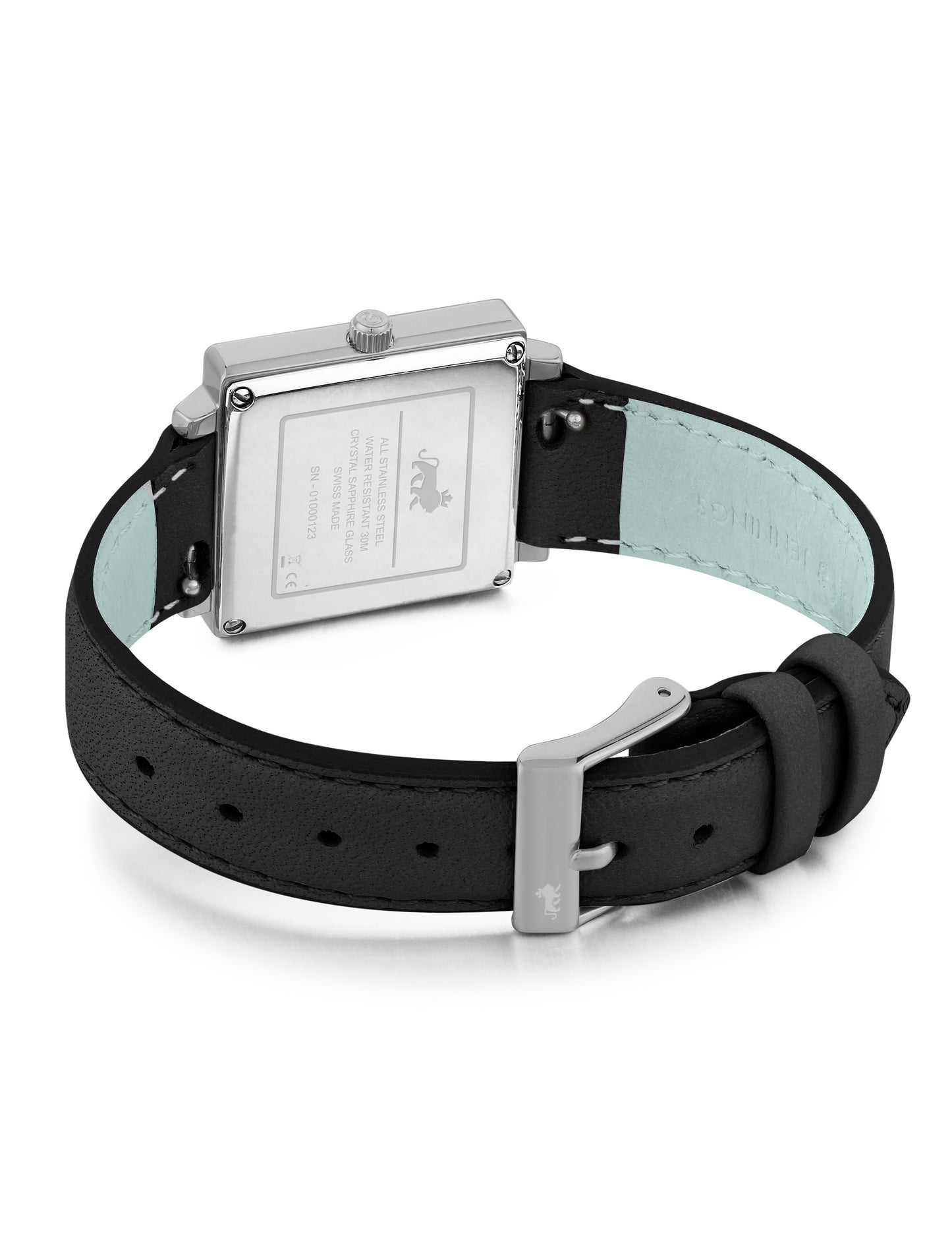 Solaris Norse Leather 34mm Silver