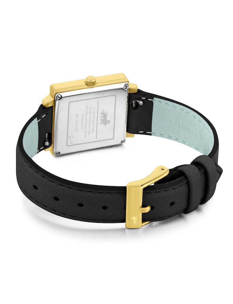 Bernadotte Norse Leather 34mm Gold Pearl