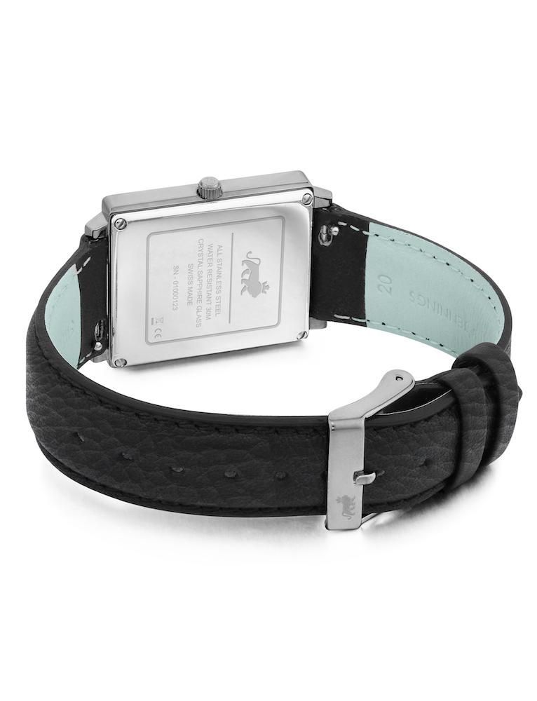 Solaris Norse Leather 40mm Silver Blue