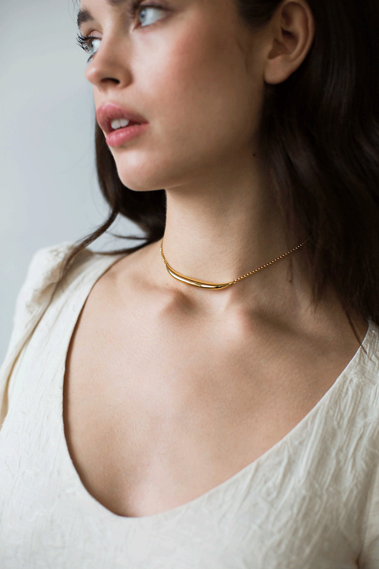 Gold Kara Necklace