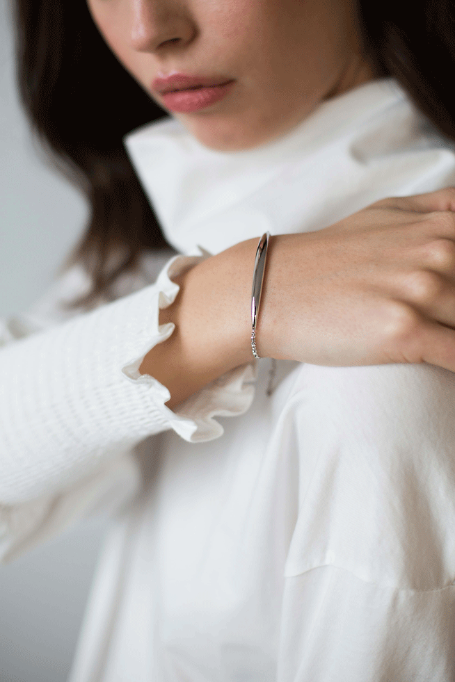 Silver Kara Bracelet