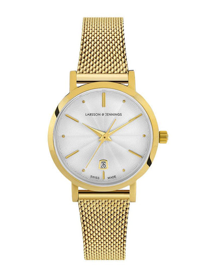 Aurora Milanese 26mm Gold White