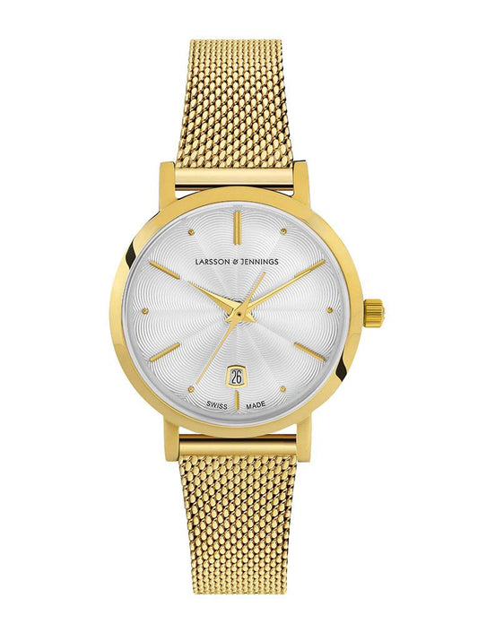 Aurora Milanese 26mm Gold White