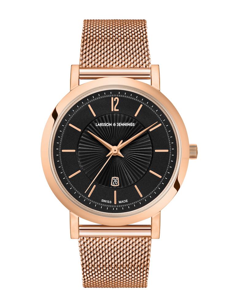 Opera Milanese 33mm Rose Gold Charcoal
