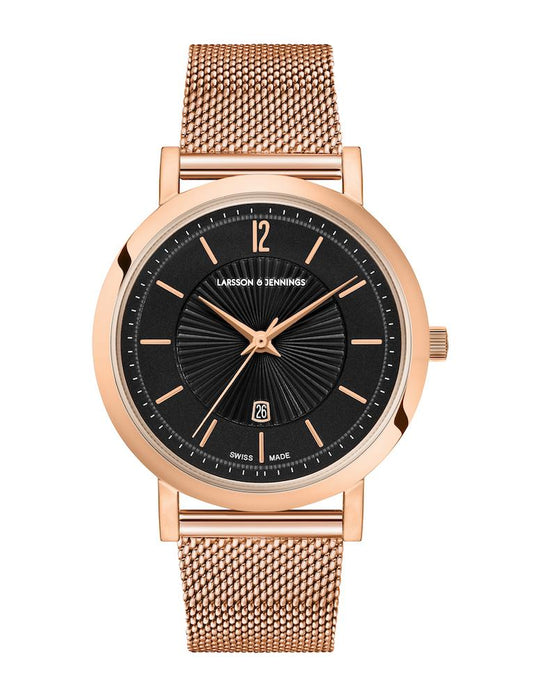 Opera Milanese 33mm Rose Gold Charcoal