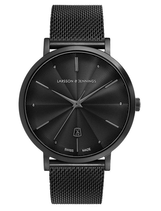 Aurora Milanese 38mm Black Charcoal