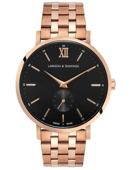 Jura Vasa Link 38mm Rose Gold Black