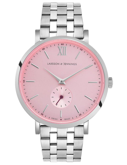Jura Vasa Link 38mm Silver Pink