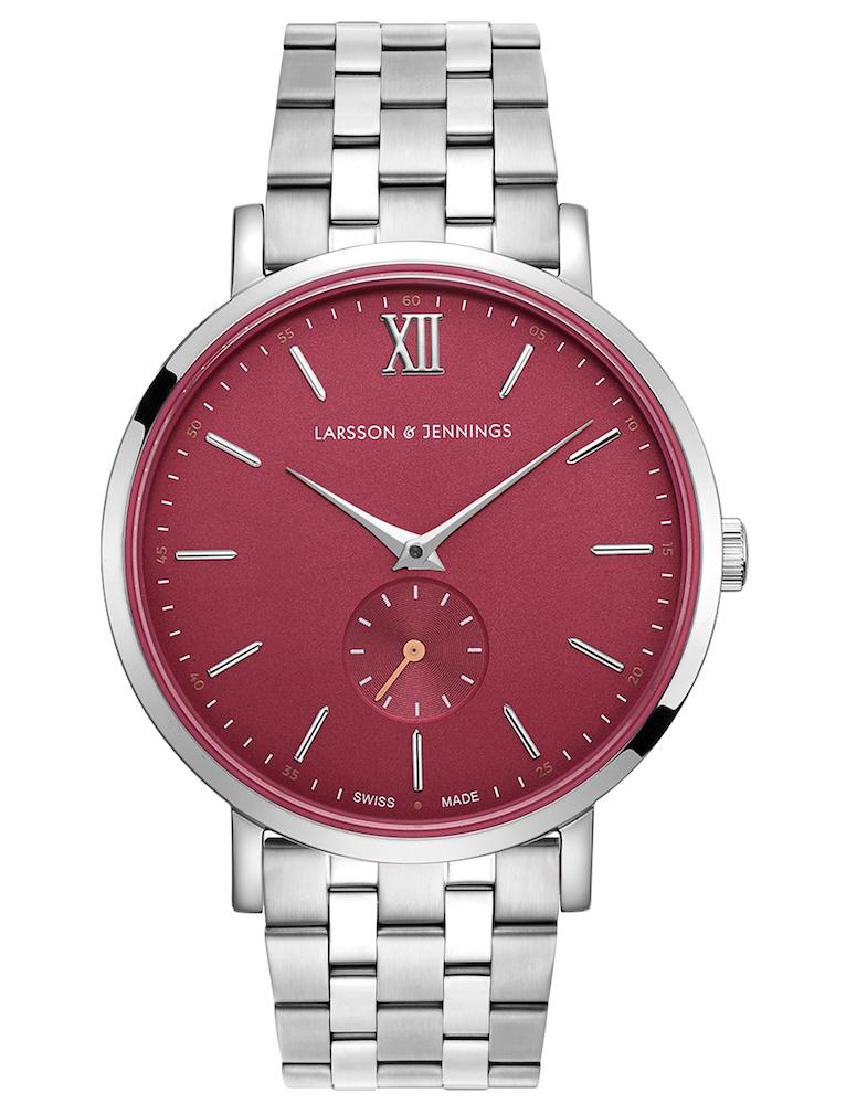 Jura Vasa Link 38mm Silver Red