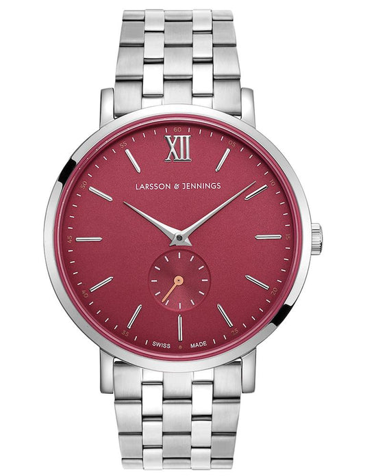 Jura Vasa Link 38mm Silver Red