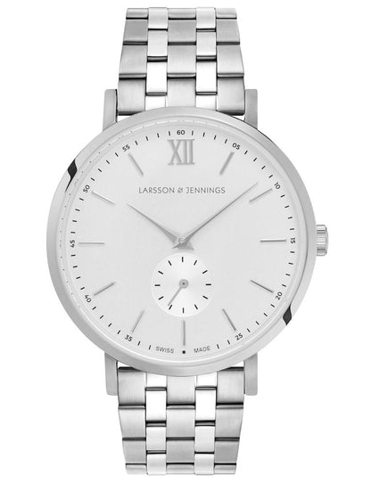 Jura Vasa Link 38mm Silver White