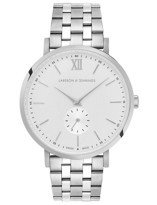 Jura Vasa Link 38mm Silver White