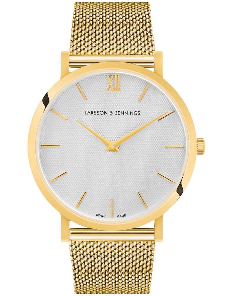Sloan Pyramid Milanese 40mm Gold White
