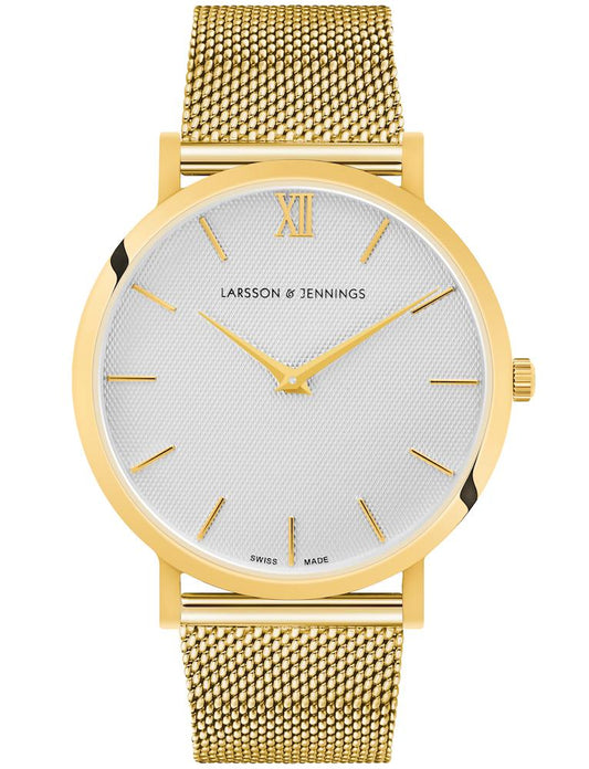 Sloan Pyramid Milanese 40mm Gold White