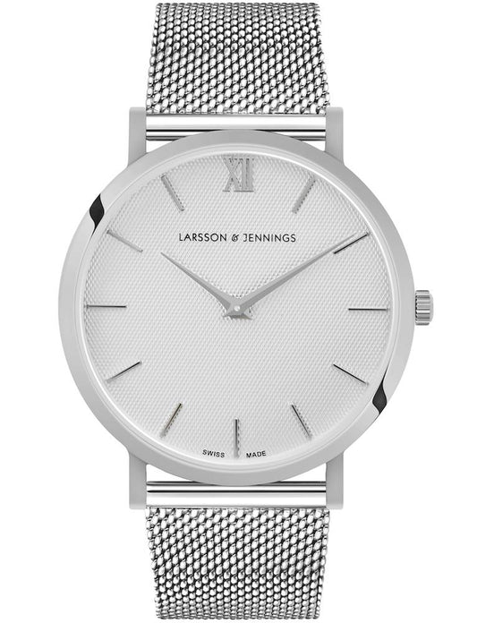 Sloan Pyramid Milanese 40mm Silver White