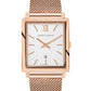 Norse Milanese 40mm Rose Gold Satin-White