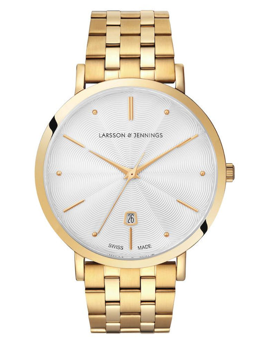 Aurora Vasa Link 38mm Gold White