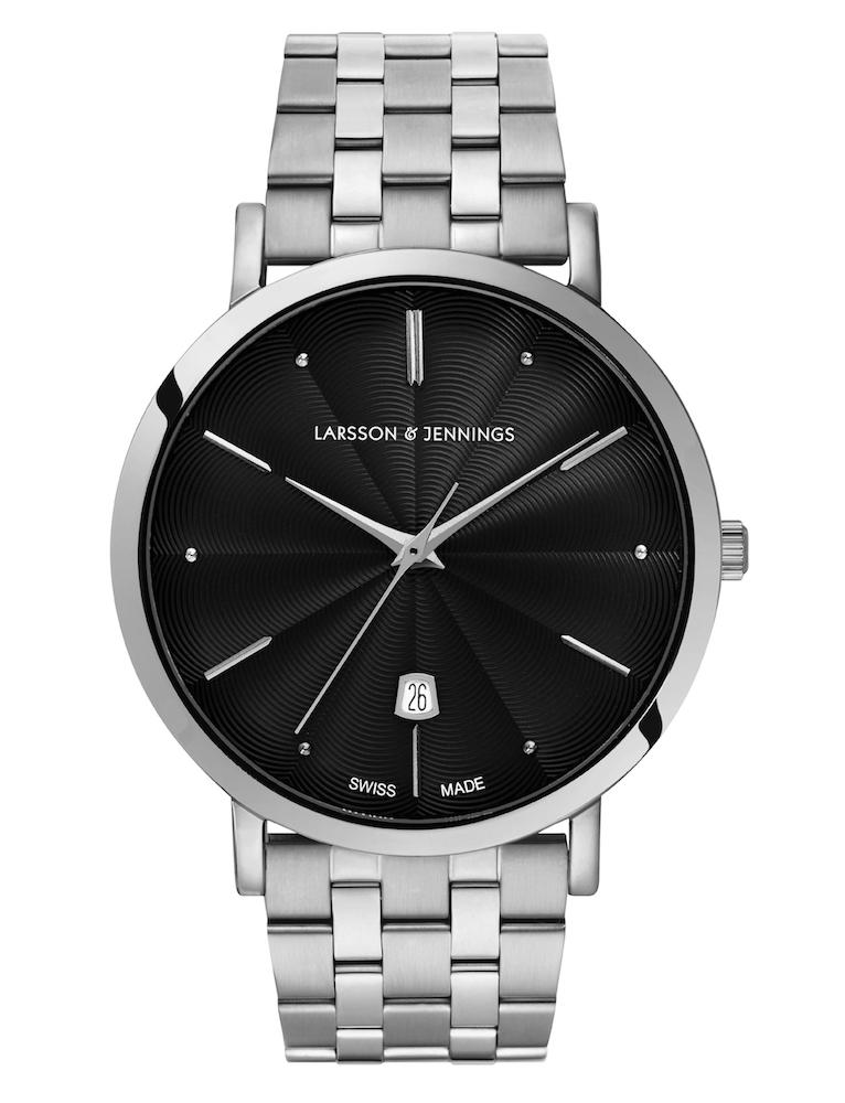 Aurora Vasa Link 38mm Silver Black