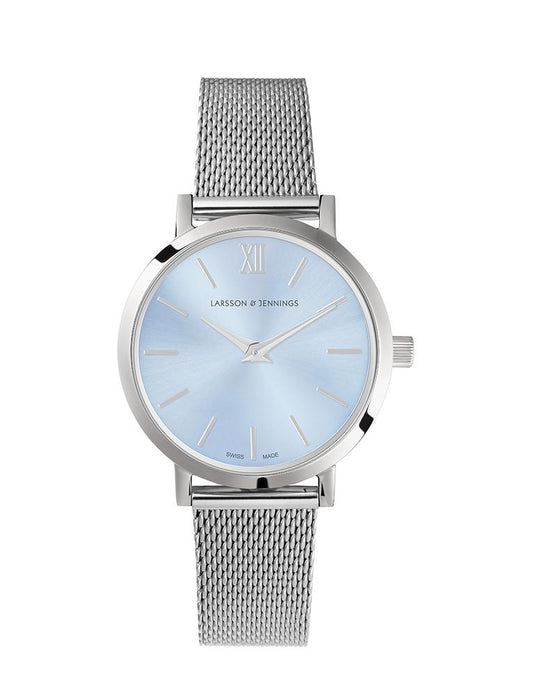 Solaris Lugano Milanese 26mm Silver Blue
