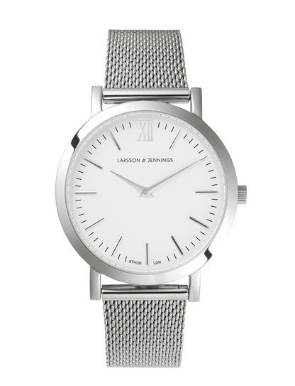 Lj Classic Lugano Milanese 33mm Silver White