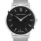 Sloan Diamond Milanese 40mm Silver Black